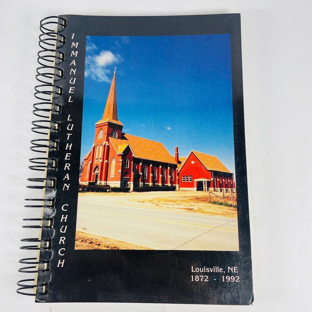 Immanuel Lutheran Church Cookbook 1991 Louisville NE Vintage Recipes